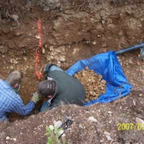 Prospect Valley &ndash; exploration trenching in 2007