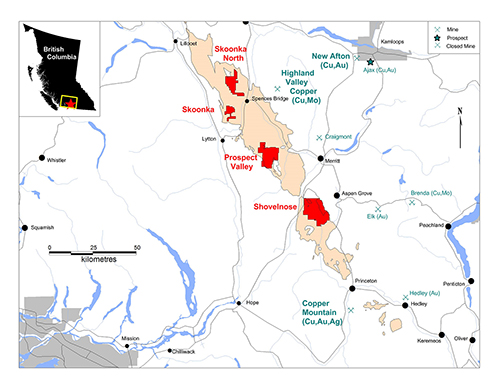 35,363 ha Spences Bridge Gold Belt (SBGB)