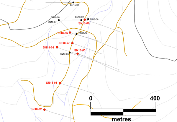 Plan Map of Drilling
